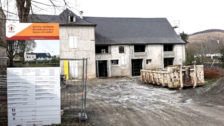 LE CHANTIER AVANCE A LIBARRENX