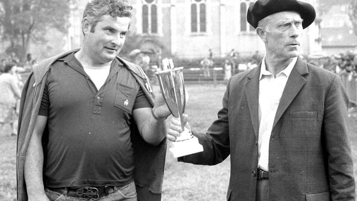 Koxe Vicondoa vainqueur Aizkolari 1982