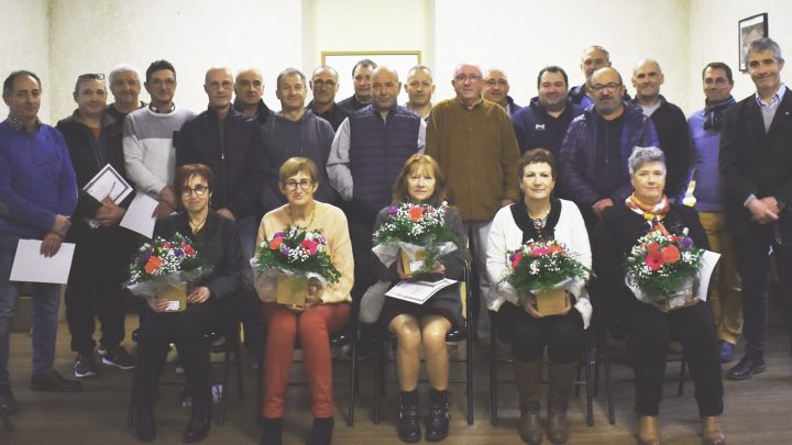 Une belle distribution de médailles !