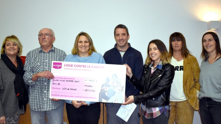 Une jolie somme pour lutter contre le cancer