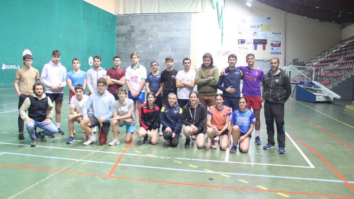 La section pelote des lycées de Chéraute et Champo !