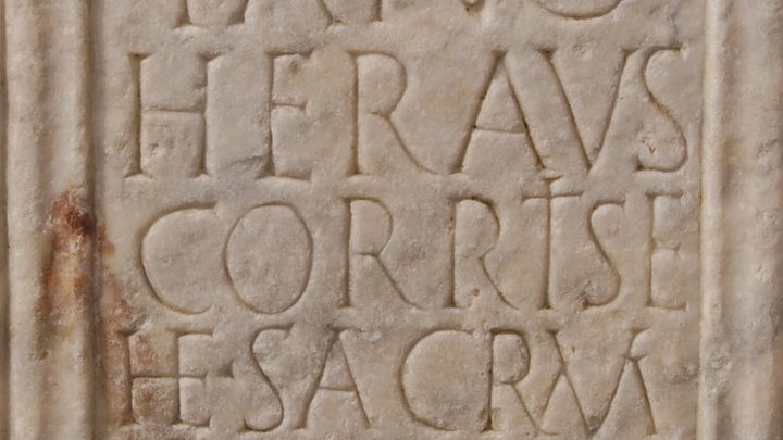 Inscription sur autel
