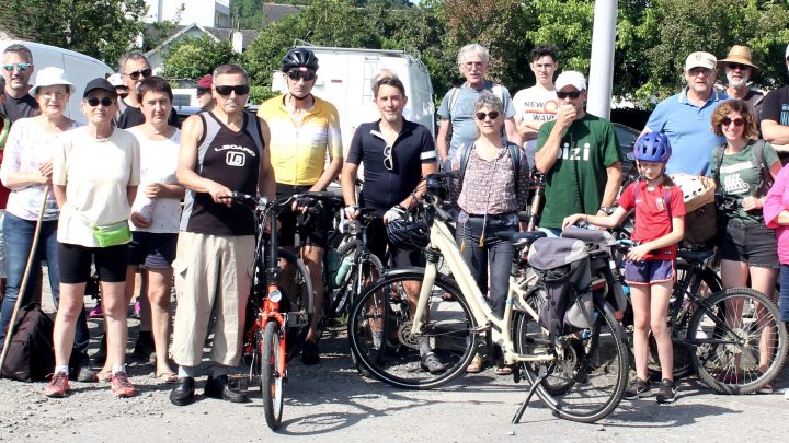 Ils ont bien pédalé et marché malgré la chaleur