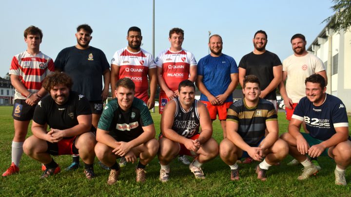 La 1ère ligne senior du SAM Mauléon rugby