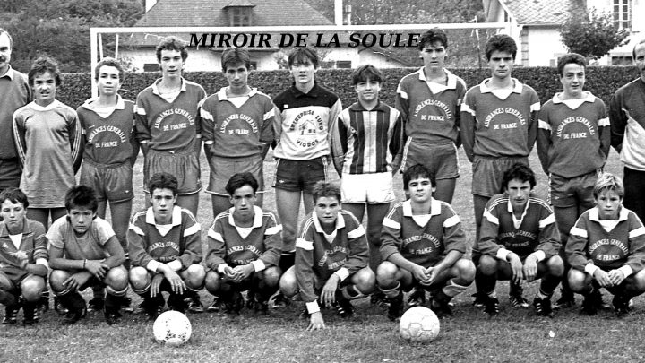 Les cadets du SAM football en 1988