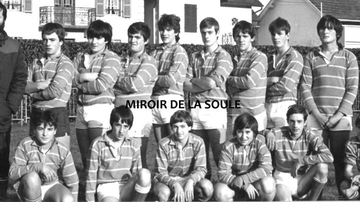Les cadets du SAM rugby en 1984