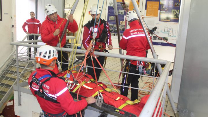 Le GRIMP en manœuvre à Mauléon