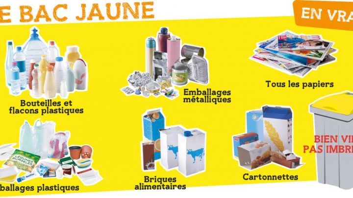 consignes tri poubelle jaune 0
