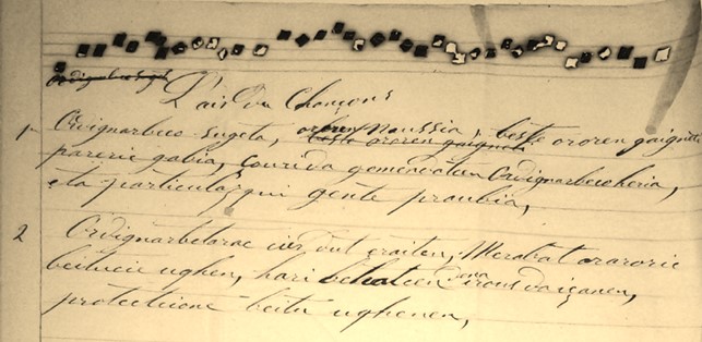 Hommage au maire d’Ordiarp, 1865