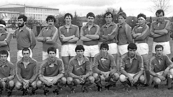  LES BARCUSIENS EN FINALE HONNEUR CONTRE PONTACQ avril 86